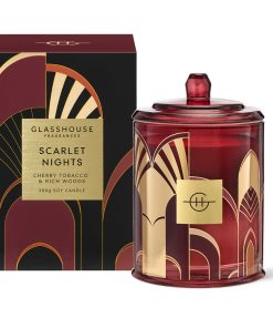 Humidor Collection – Scarlett Nights Cherry Tobacco & Rich Woods Soy Candle
