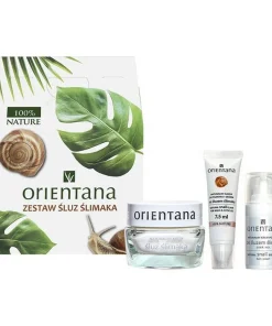 Promotional Set Orientana With Snail Slime, Face Cream, 50 ml + Eye Cream, 15 ml + Nail and Cuticle Elixir, 7.5 ml FOR FREE