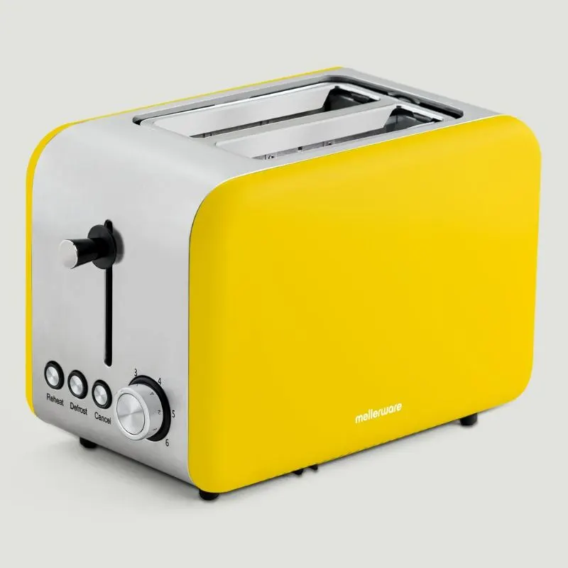 Mellerware TOASTERS CRISPY Yellow 850W - Image 2