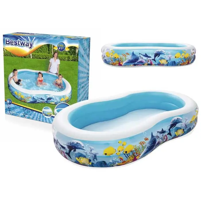 Bestway Inflatable Ocean Pool 262 x 157 x 46 cm - Image 3