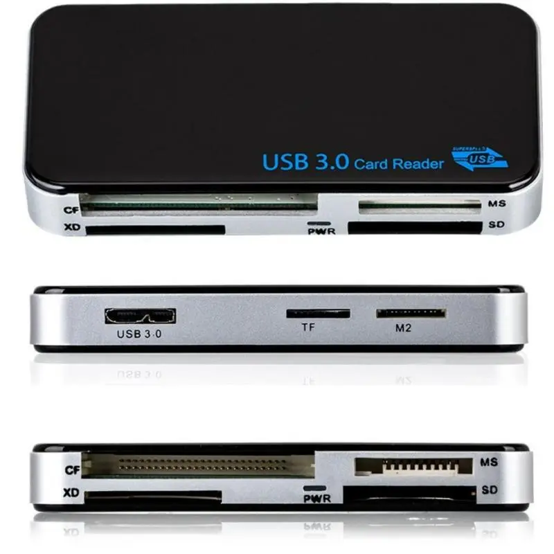 Conqueror Card Reader 3.0 All in One SD, MS, M2, CF, XD, MICRO SD and TF – Cr2
All in One card reader with inputs SD, MS, M2, CF, XD, MICRO SD and TF
