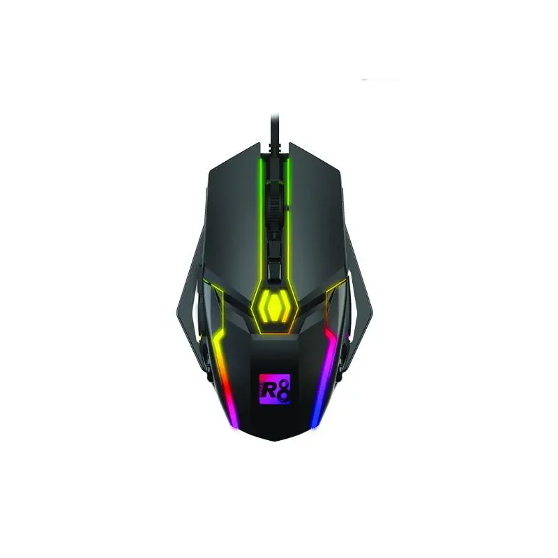 Wired Gaming Mouse with RGB LED Light 1622
7 Key Wired mouse for professional gaming mode
Built in 1200-2400-4800-7200 CPI and 7200 resolutions wit - Image 2