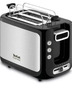 TEFAL Toaster Express 2 slots| 850W – 7 Levels of Toasting – Defrost Function – Stainless steel